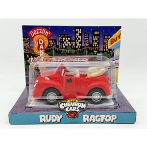 The Chevron Cars: RUDY RAGTOP - 1999 - Collectible Toy Car Red Convertible *New